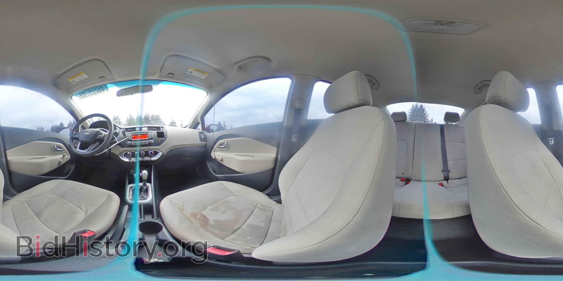 2012 KIA RIO - VIN: KNADM4A37C6087979 - Фото 13
