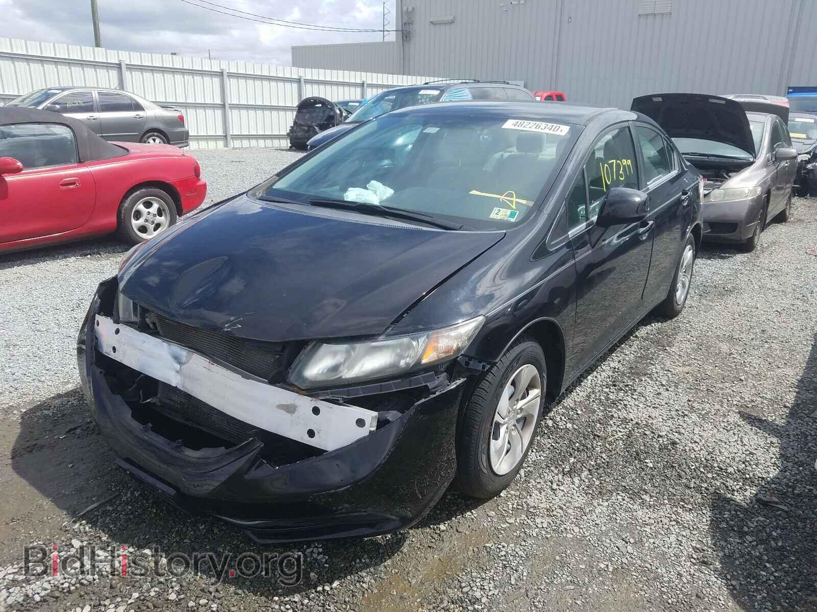 2013 HONDA CIVIC - VIN: 19XFB2E58DE009305 - Фото 2