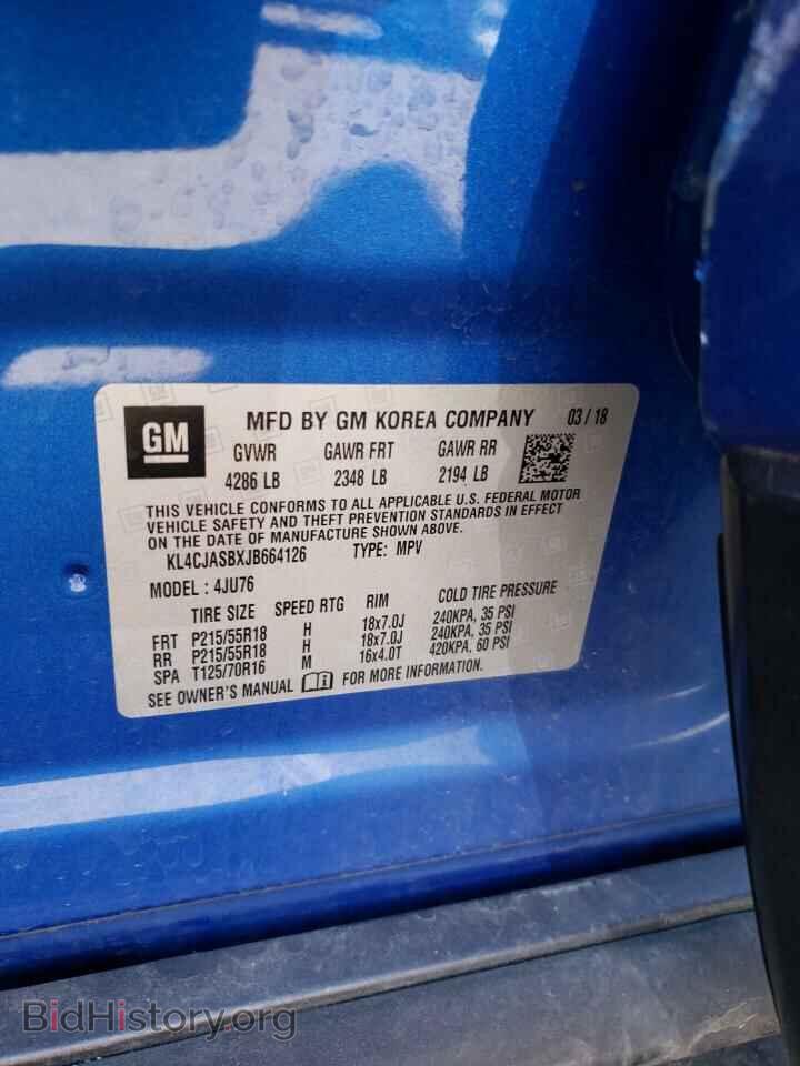 2018 BUICK ENCORE - VIN: KL4CJASBXJB664126 - Photo 13