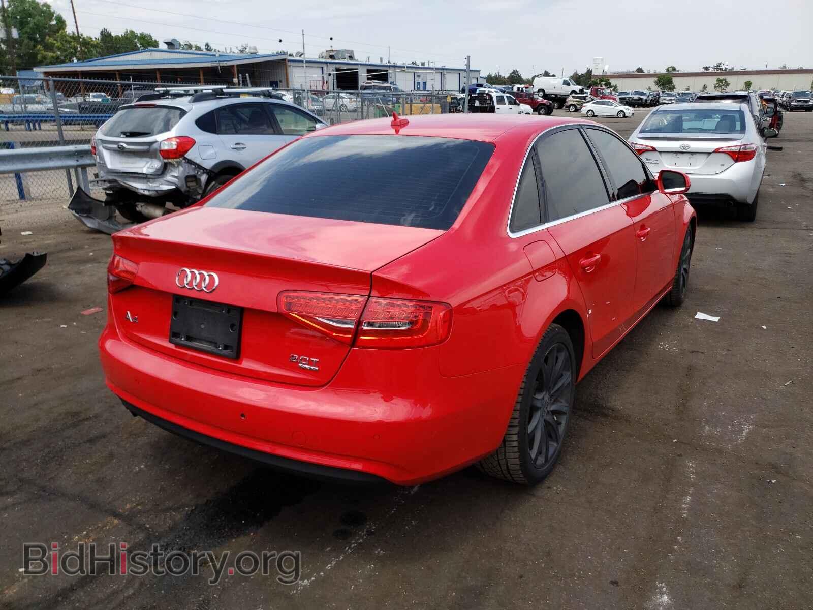 2013 AUDI A4 - VIN: WAUFFAFL3DN049943 - Фото 4