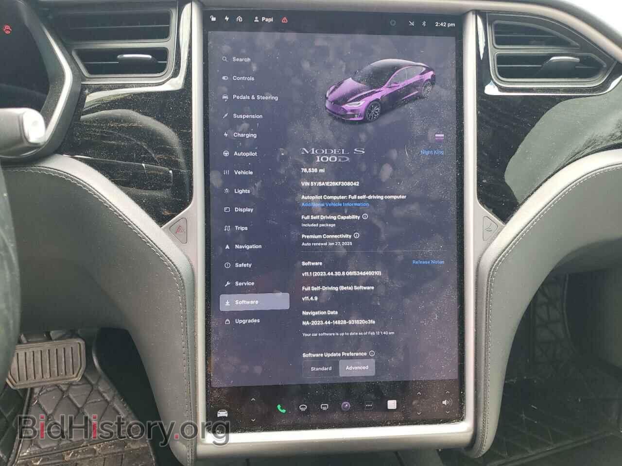 2019 TESLA MODEL S - VIN: 5YJSA1E26KF308042 - Фото 9