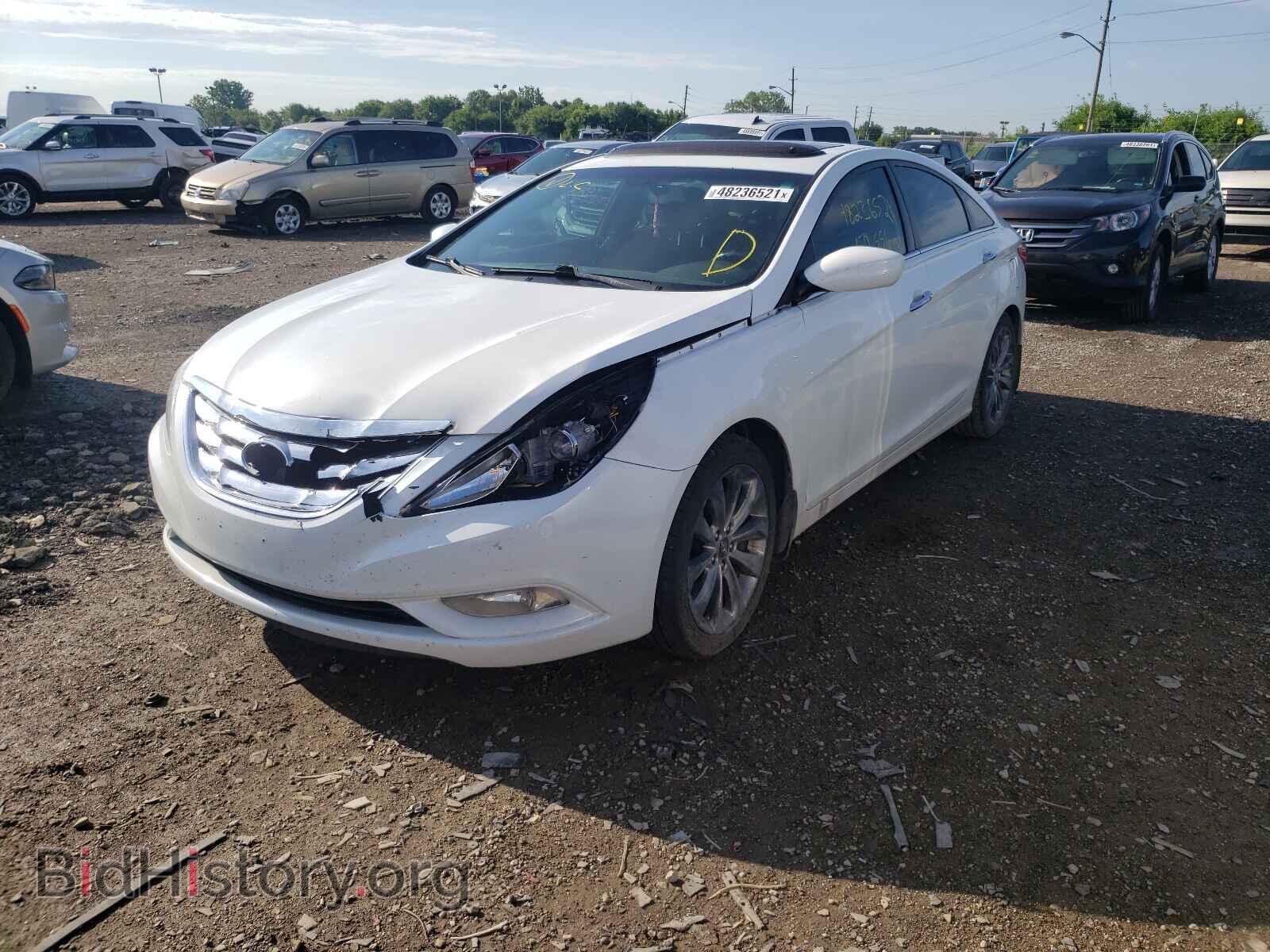 2012 HYUNDAI SONATA - VIN: 5NPEC4AC7CH367465 - Фото 2