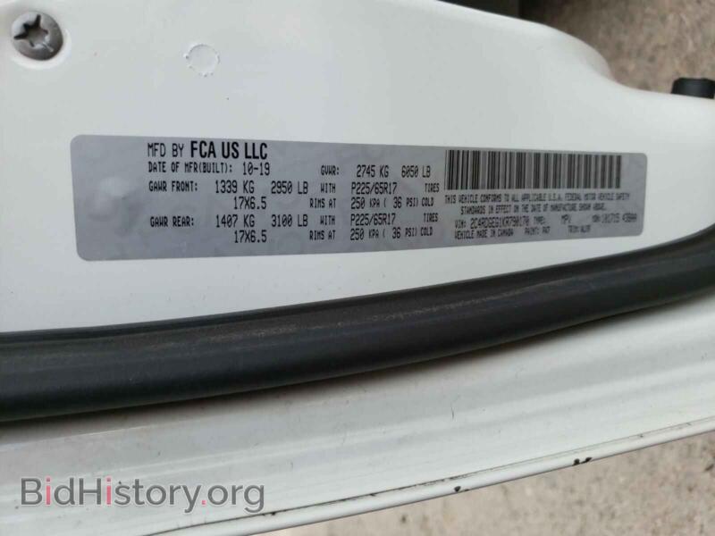 2019 Dodge GRAND CARA (VIN 2C4RDGEG1KR790170) — photo 10 of 10