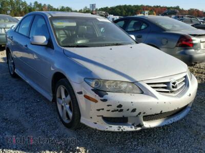 2005 Mazda 6 6 I, серебристый — VIN 1YVHP80C455M13244, Copart