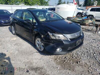 2010 Lexus HS HS 250h, черный — VIN JTHBB1BA7A2004100, Copart