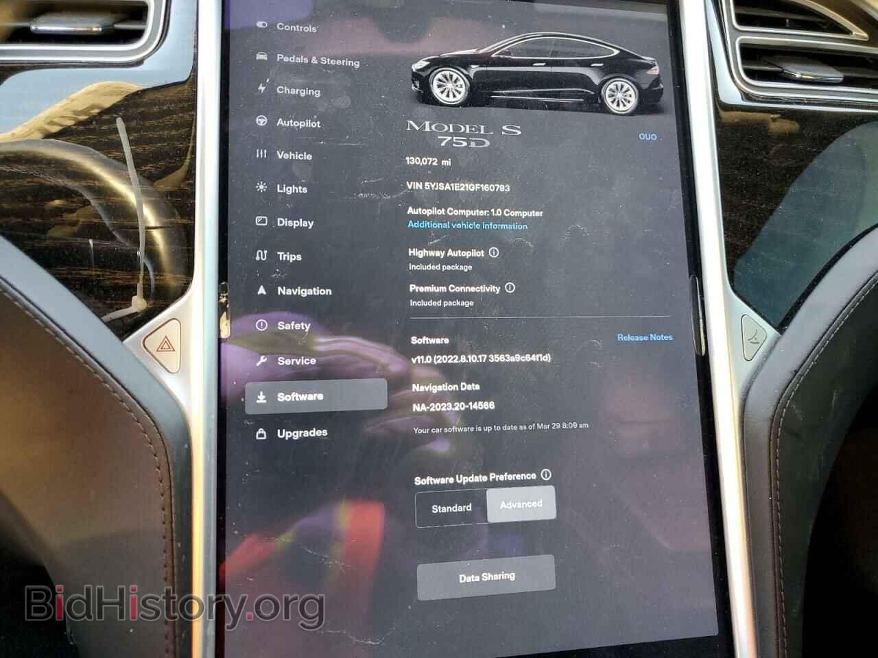 2016 TESLA MODEL S - VIN: 5YJSA1E21GF160793 - Photo 9