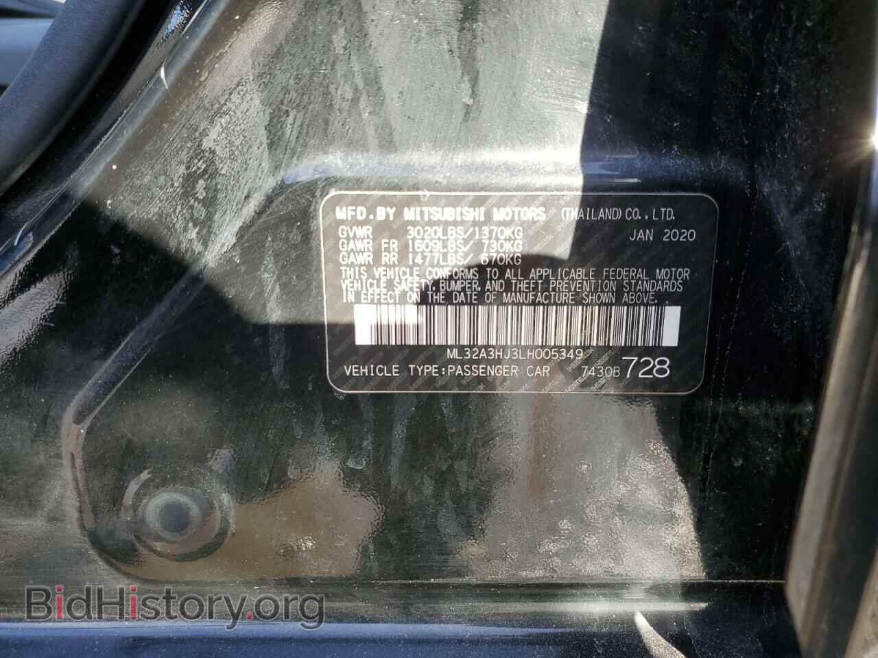 2020 MITSUBISHI MIRAGE - VIN: ML32A3HJ3LH005349 - Фото 13