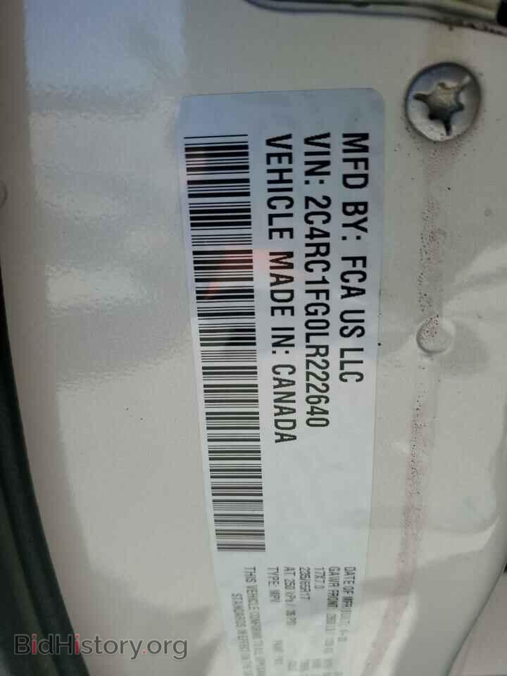 2020 CHRYSLER PACIFICA - VIN: 2C4RC1FG0LR222640 - Photo 12