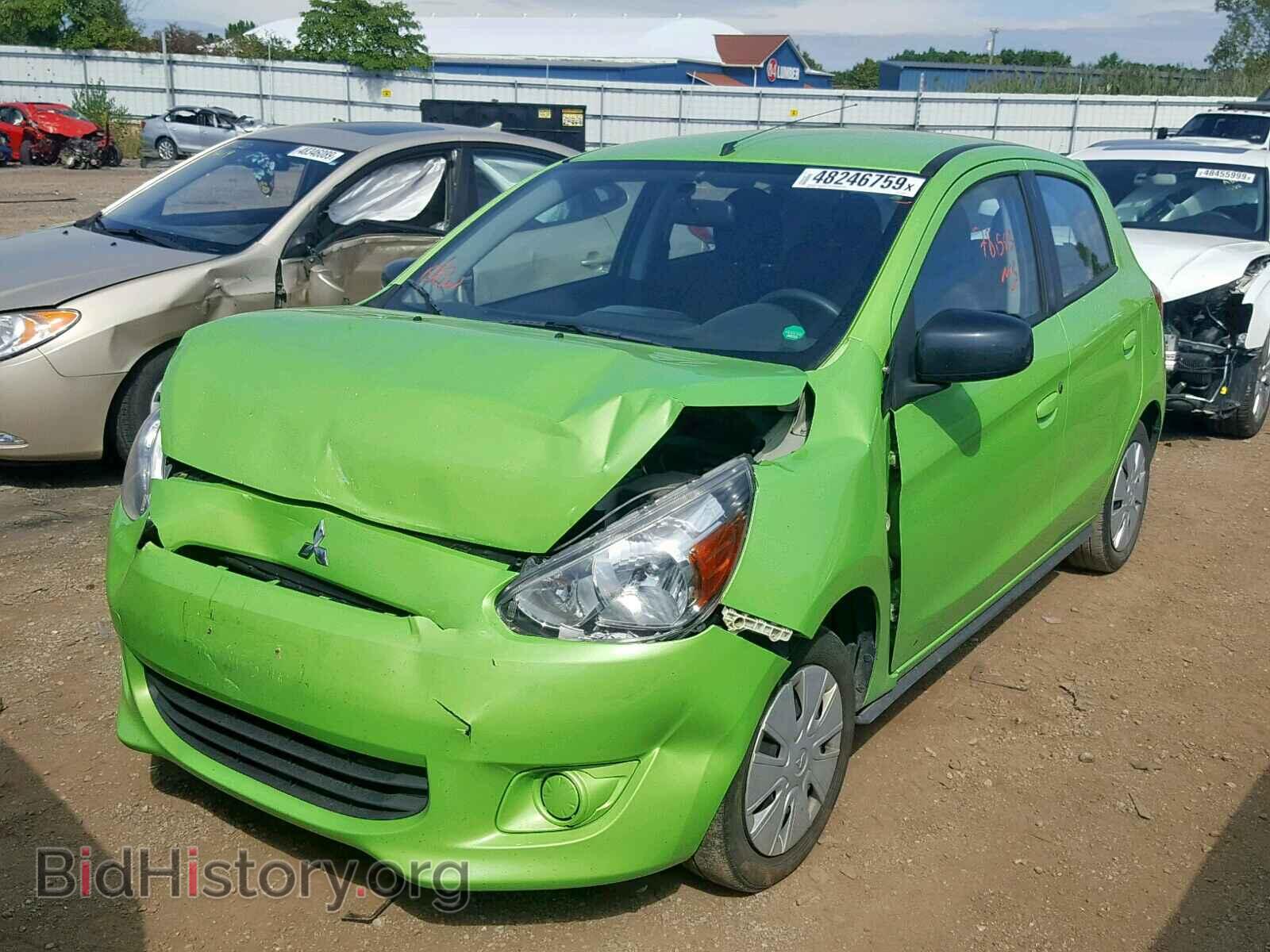 2014 MITSUBISHI MIRAGE - VIN: ML32A3HJ1EH025165 - Фото 2