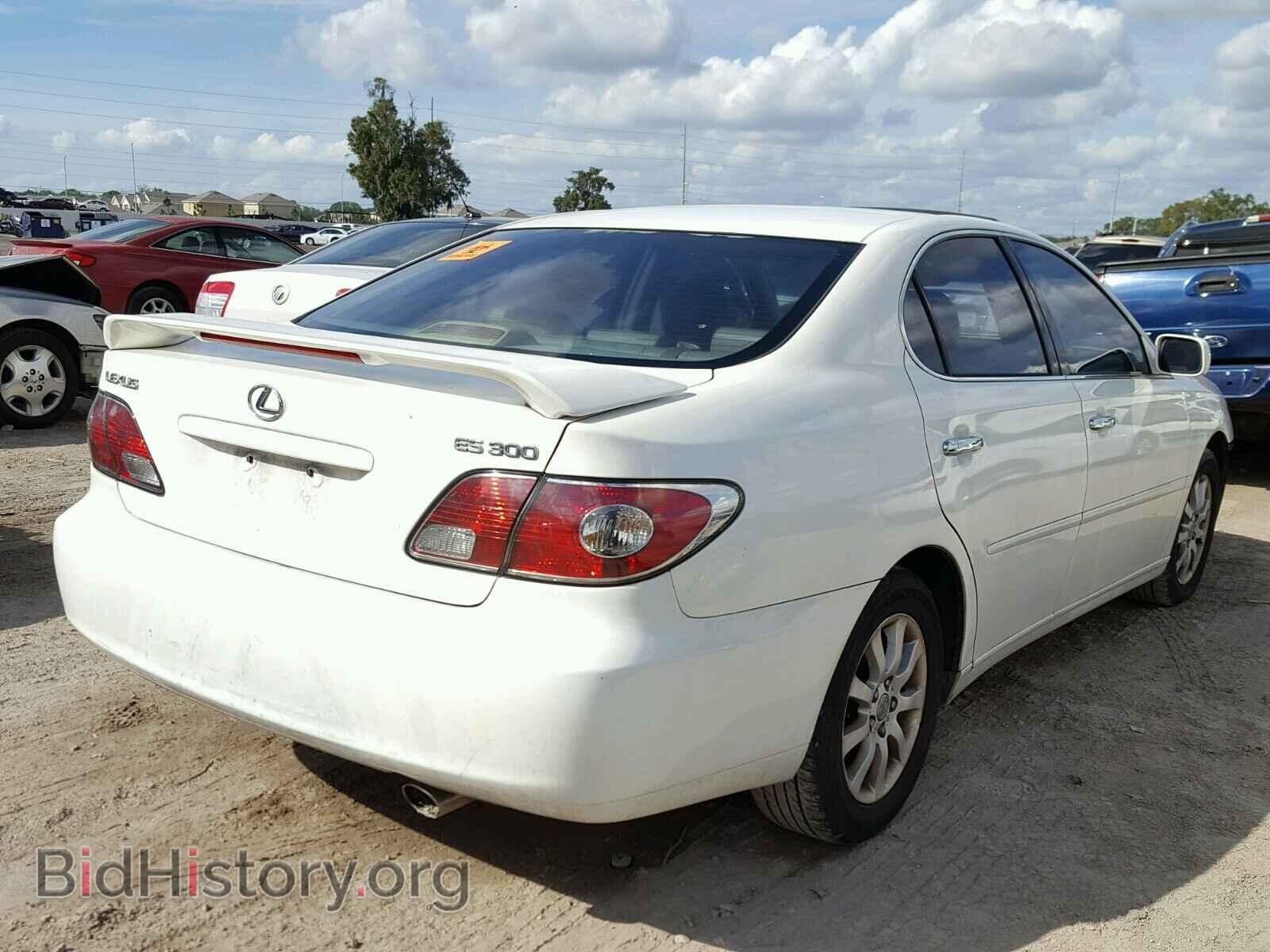 2003 LEXUS ES300 - VIN: JTHBF30G330120044 - Фото 4