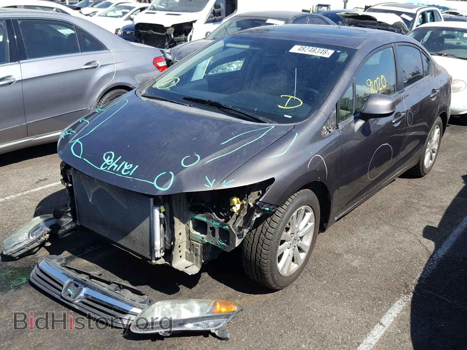 2012 HONDA CIVIC - VIN: 19XFB2F91CE304200 - Фото 2