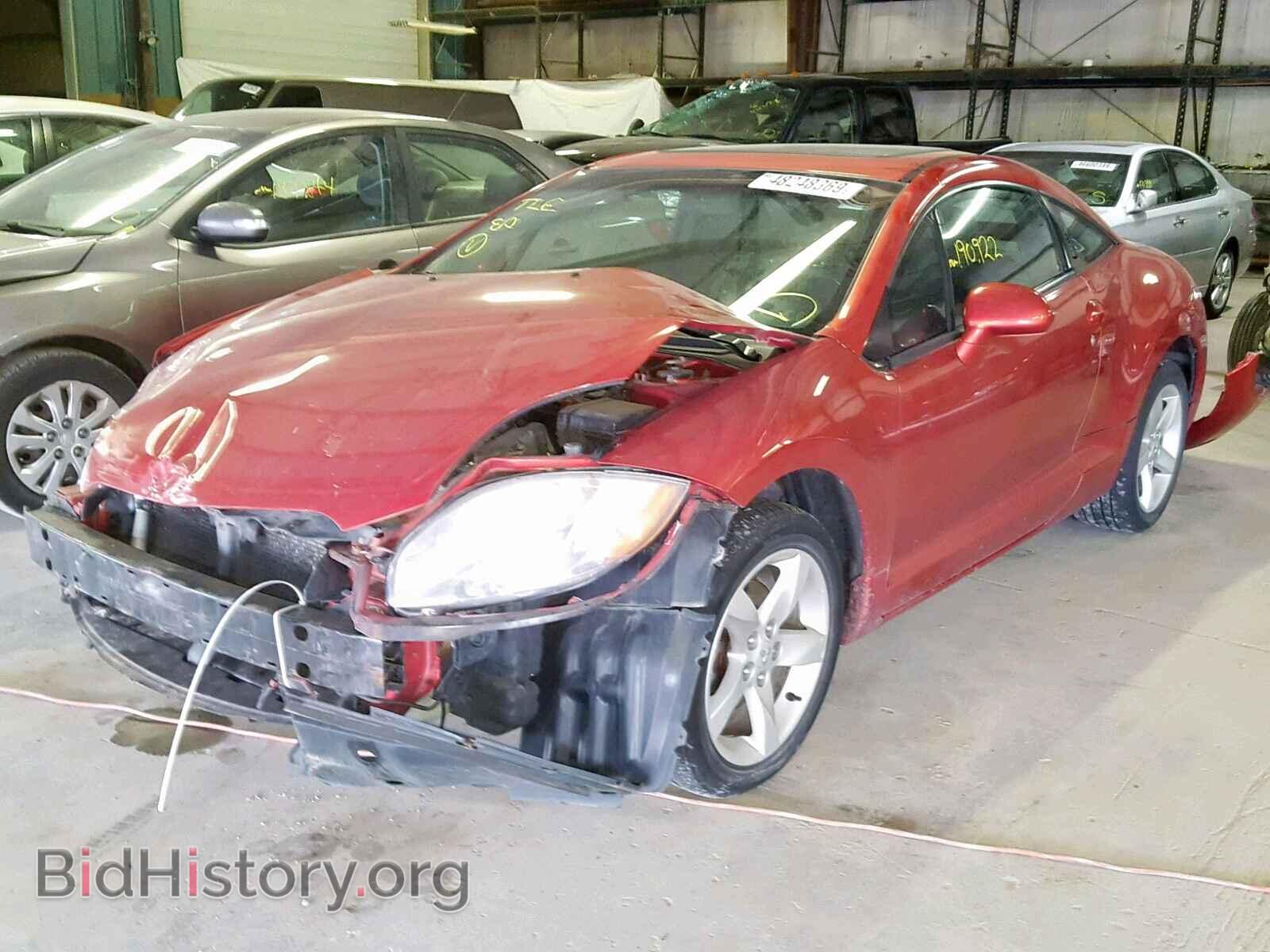 2007 MITSUBISHI ECLIPSE - VIN: 4A3AK24F87E002260 - Фото 2