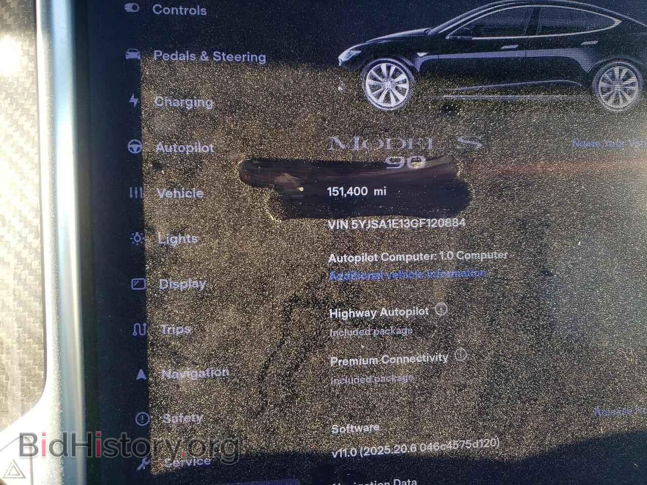 2016 TESLA MODEL S - VIN: 5YJSA1E13GF120884 - Photo 9