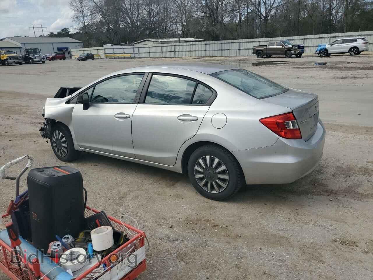 2012 HONDA CIVIC - VIN: 2HGFB2F55CH575621 - Фото 2