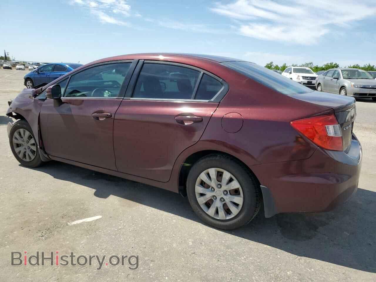 2012 HONDA CIVIC - VIN: 2HGFB2F56CH555653 - Фото 2