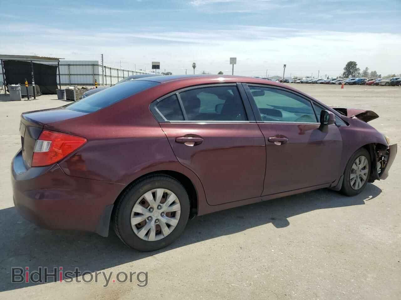 2012 HONDA CIVIC - VIN: 2HGFB2F56CH555653 - Фото 3