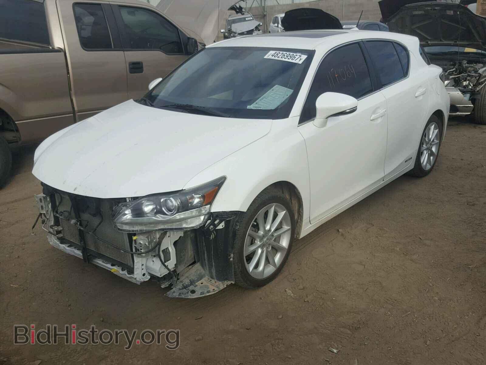 2011 LEXUS CT 200 - VIN: JTHKD5BH4B2043484 - Фото 2