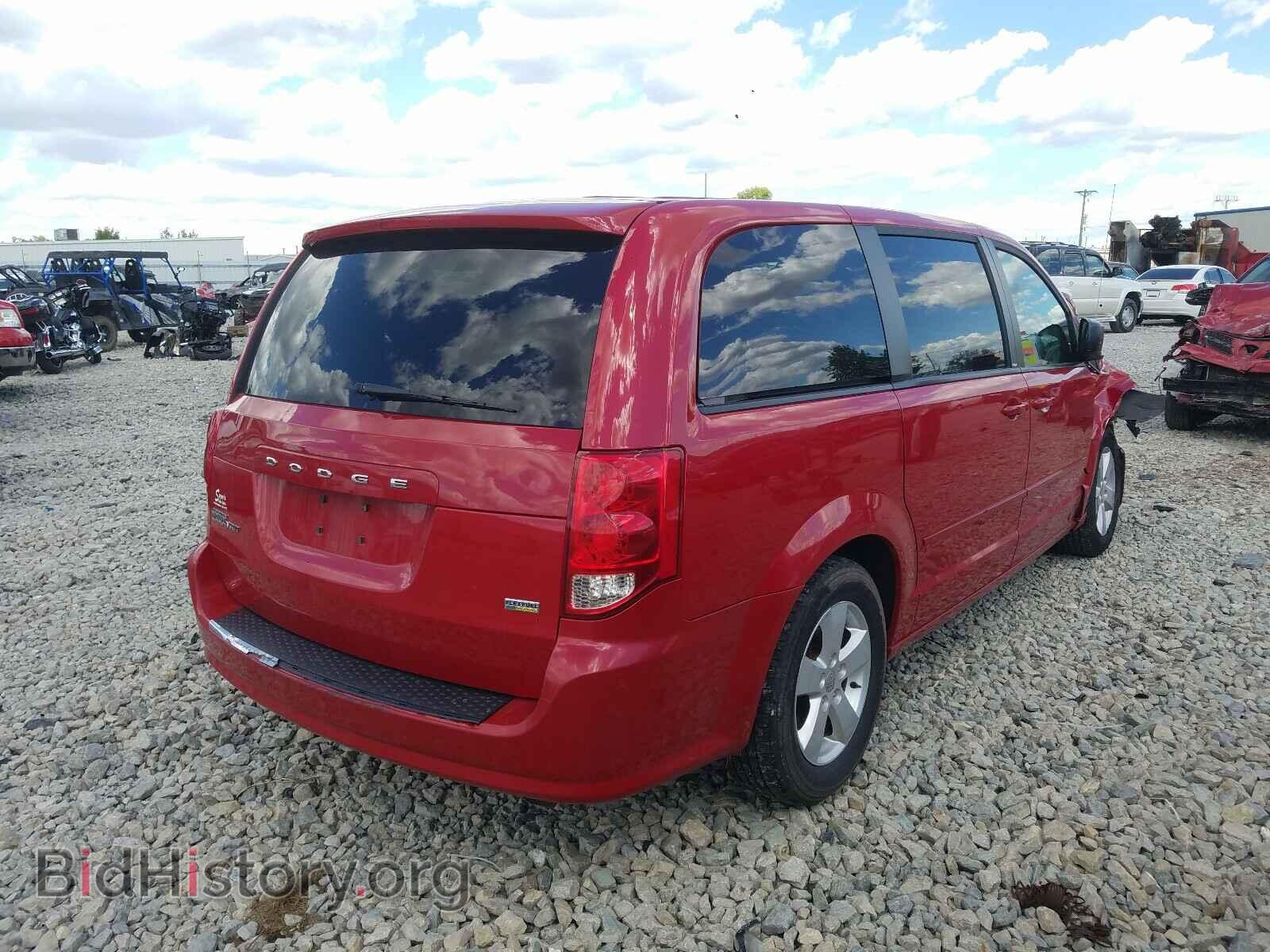 2013 DODGE CARAVAN - VIN: 2C4RDGBG9DR609369 - Фото 4