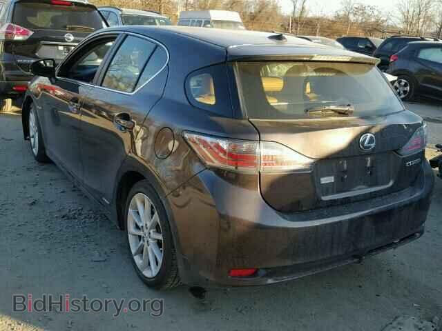 2012 LEXUS CT 200 - VIN: JTHKD5BH2C2100458 - Фото 3