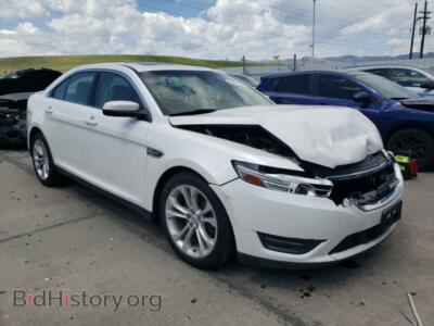 2013 Ford TAURUS Taurus SEL, white — VIN 1FAHP2E99DG179837, Copart