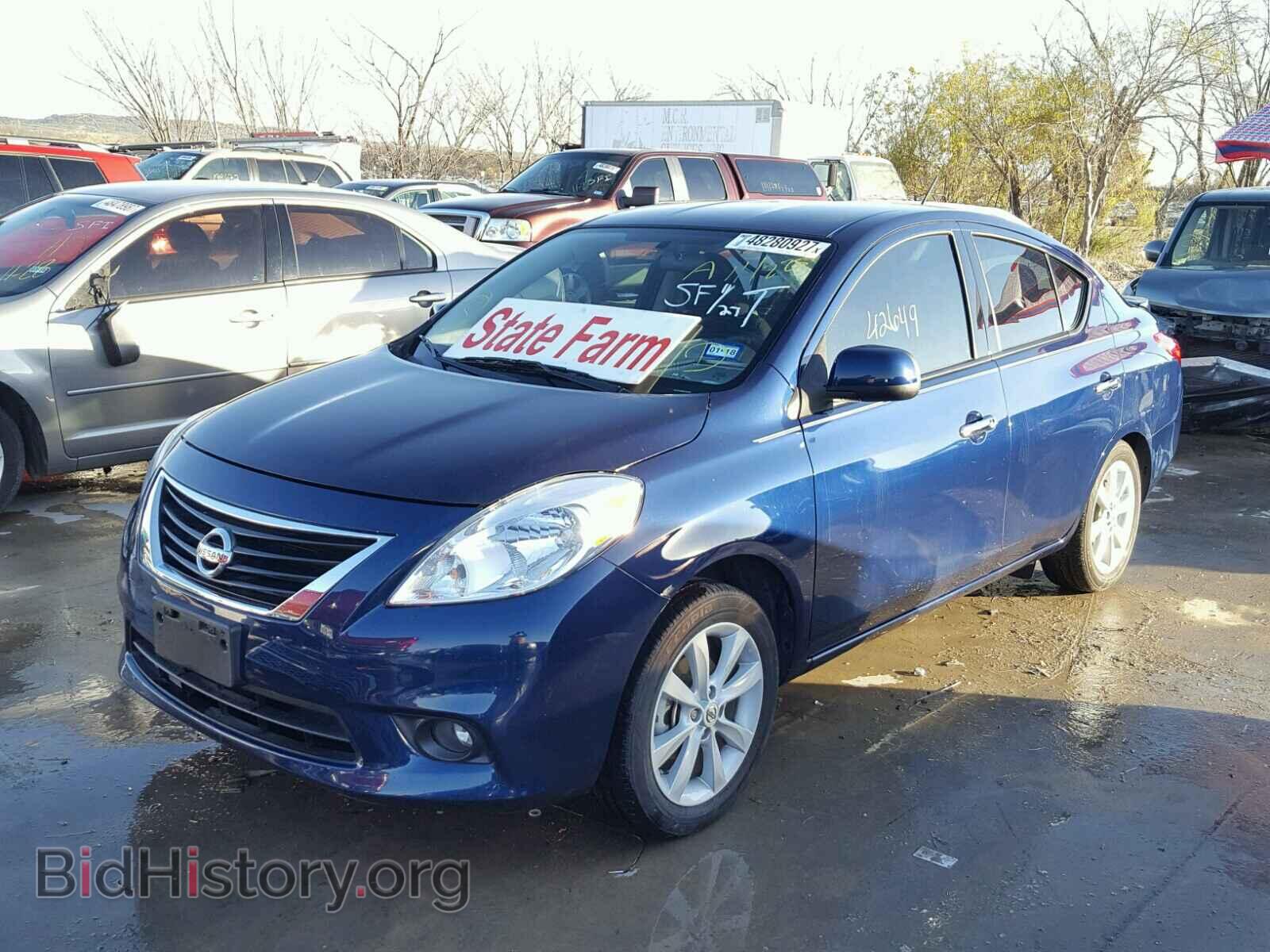 2014 NISSAN VERSA - VIN: 3N1CN7AP8EL876802 - Фото 2