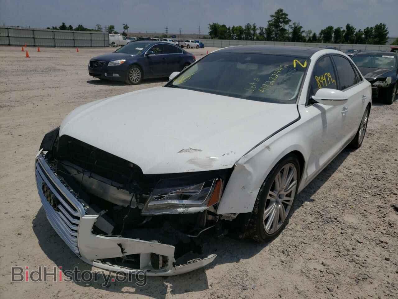 2013 AUDI A8 - VIN: WAURGAFD3DN025631 - Фото 2