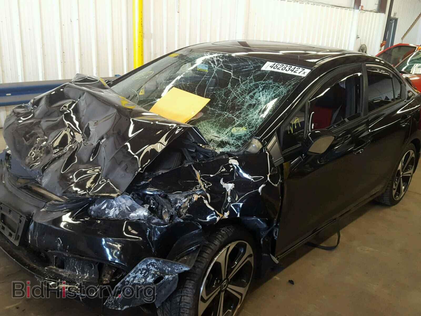2014 HONDA CIVIC - VIN: 2HGFB6E56EH700587 - Фото 2