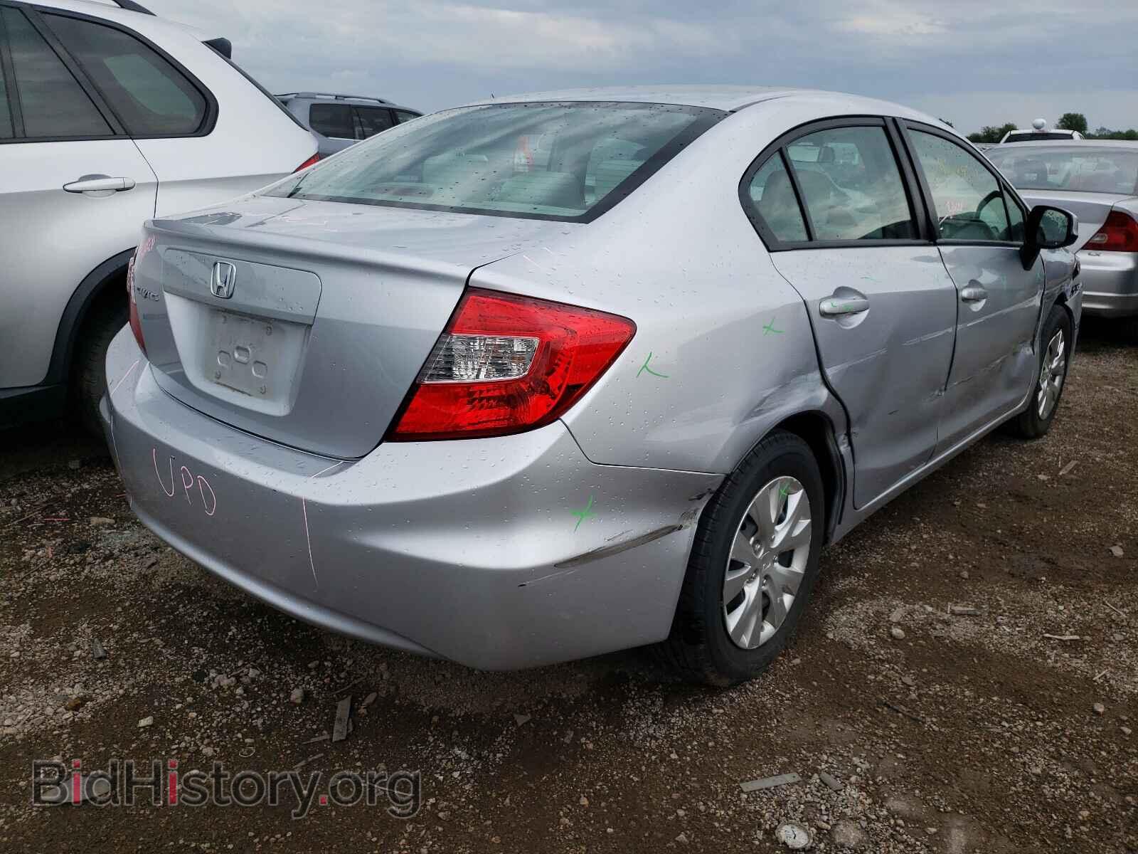 2012 HONDA CIVIC - VIN: 2HGFB2F55CH524362 - Фото 4