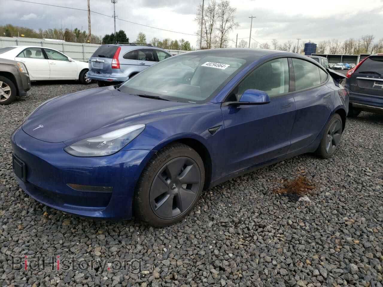 Photo 5YJ3E1EA8NF357182 - TESLA MODEL 3 2022