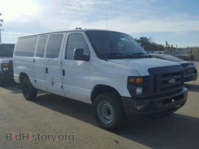 2008 Ford ECONOLINE, белый — VIN 1FBNE31L48DB54110, Copart