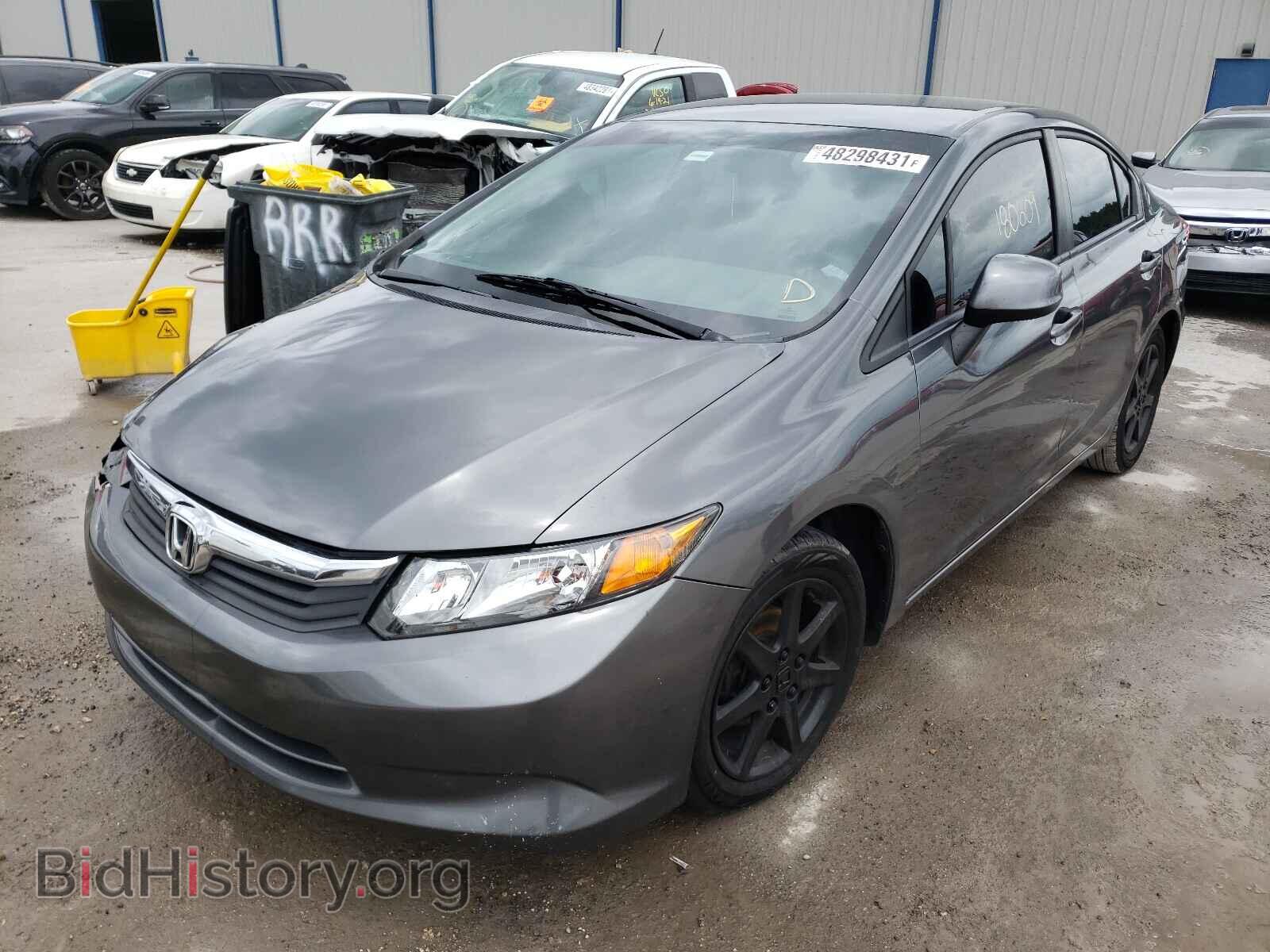 2012 HONDA CIVIC - VIN: 2HGFB2F55CH334738 - Фото 2
