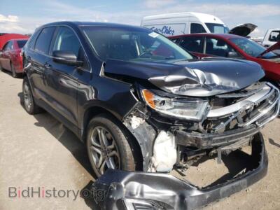 2017 Ford EDGE Edge Titan, charcoal — VIN 2FMPK4K9XHBB53163, Copart