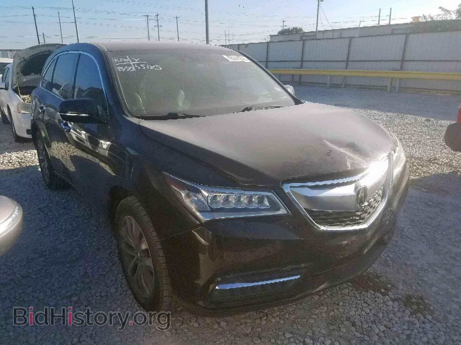 Фотография 5FRYD3H49EB001414 - ACURA MDX 2014