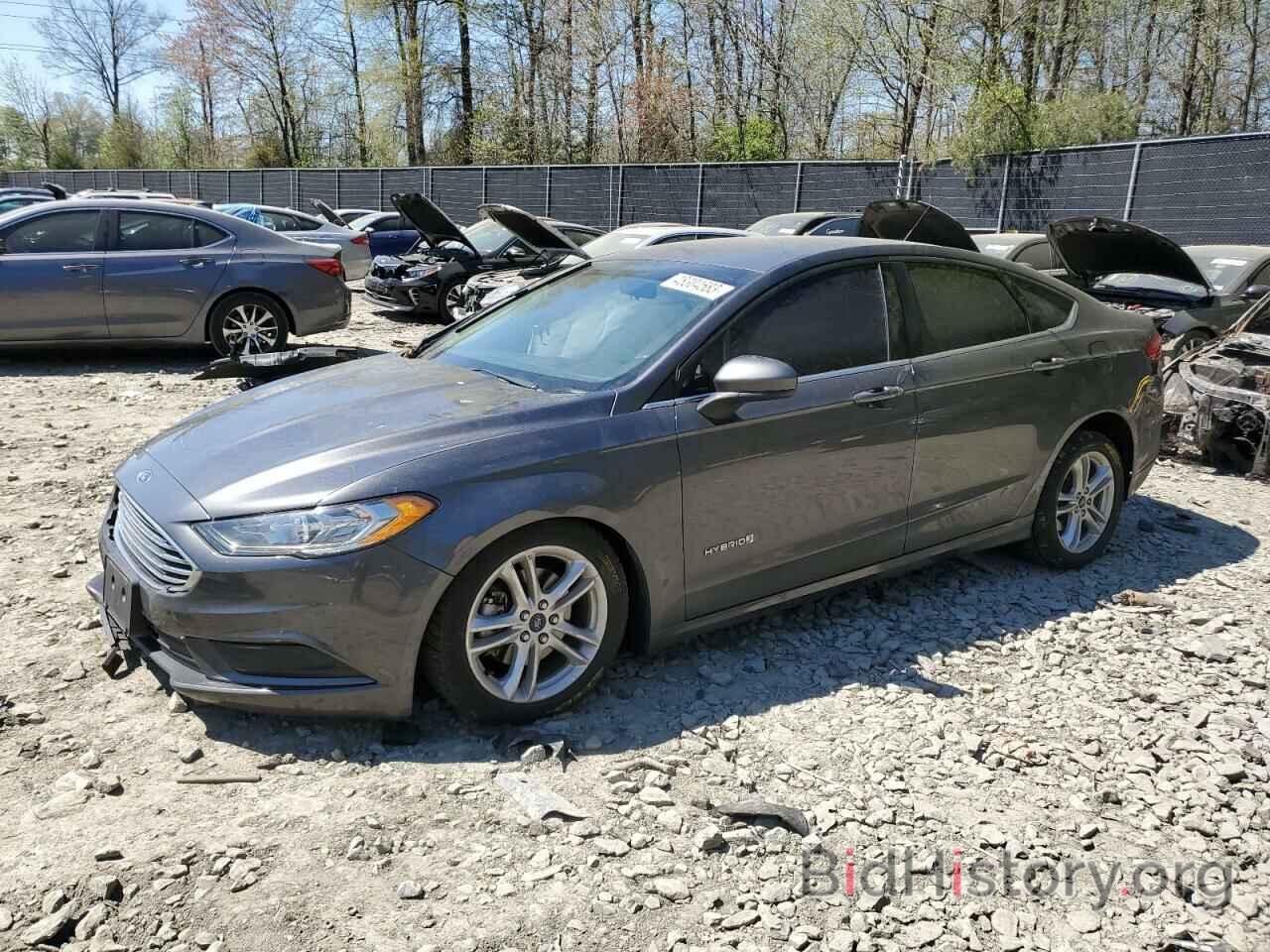 Photo 3FA6P0LU8JR221860 - FORD FUSION 2018