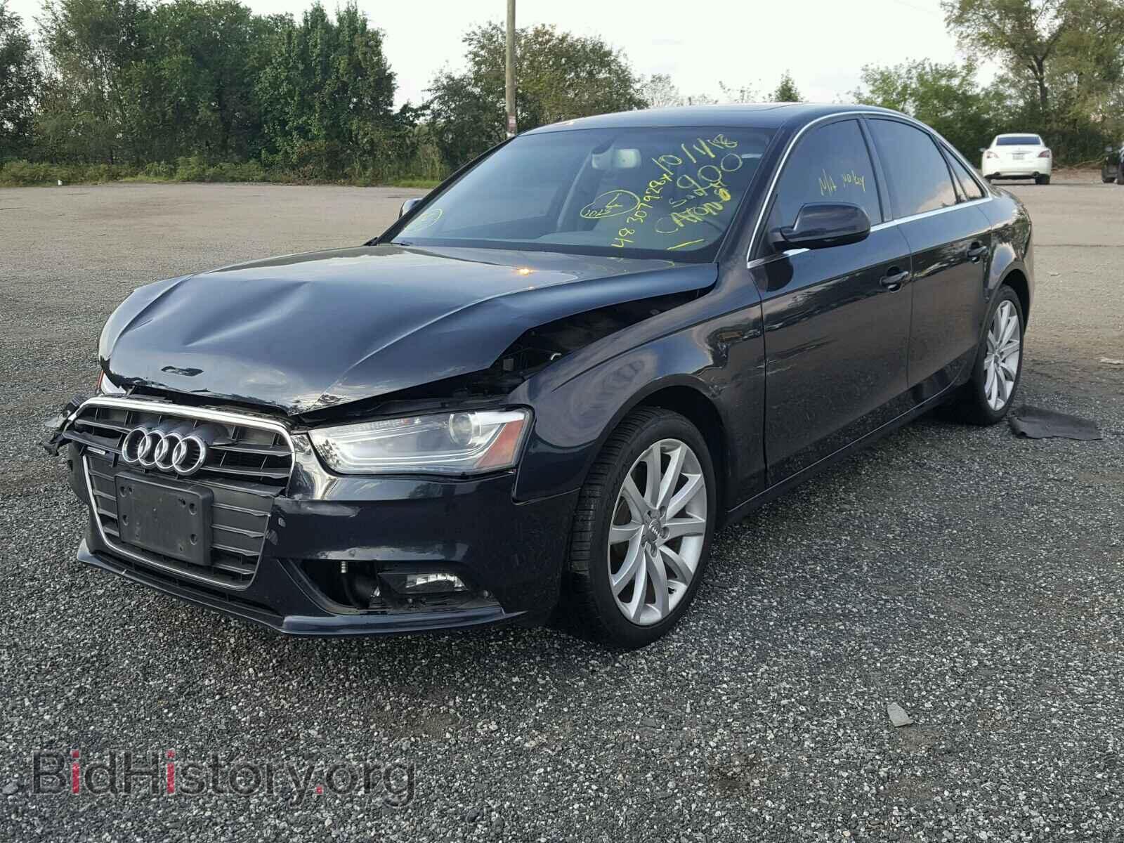 2013 AUDI A4 - VIN: WAUFFAFL4DA106402 - Фото 2
