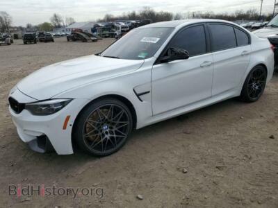 2018 BMW M3, white — VIN WBS8M9C50J5L00962, Copart