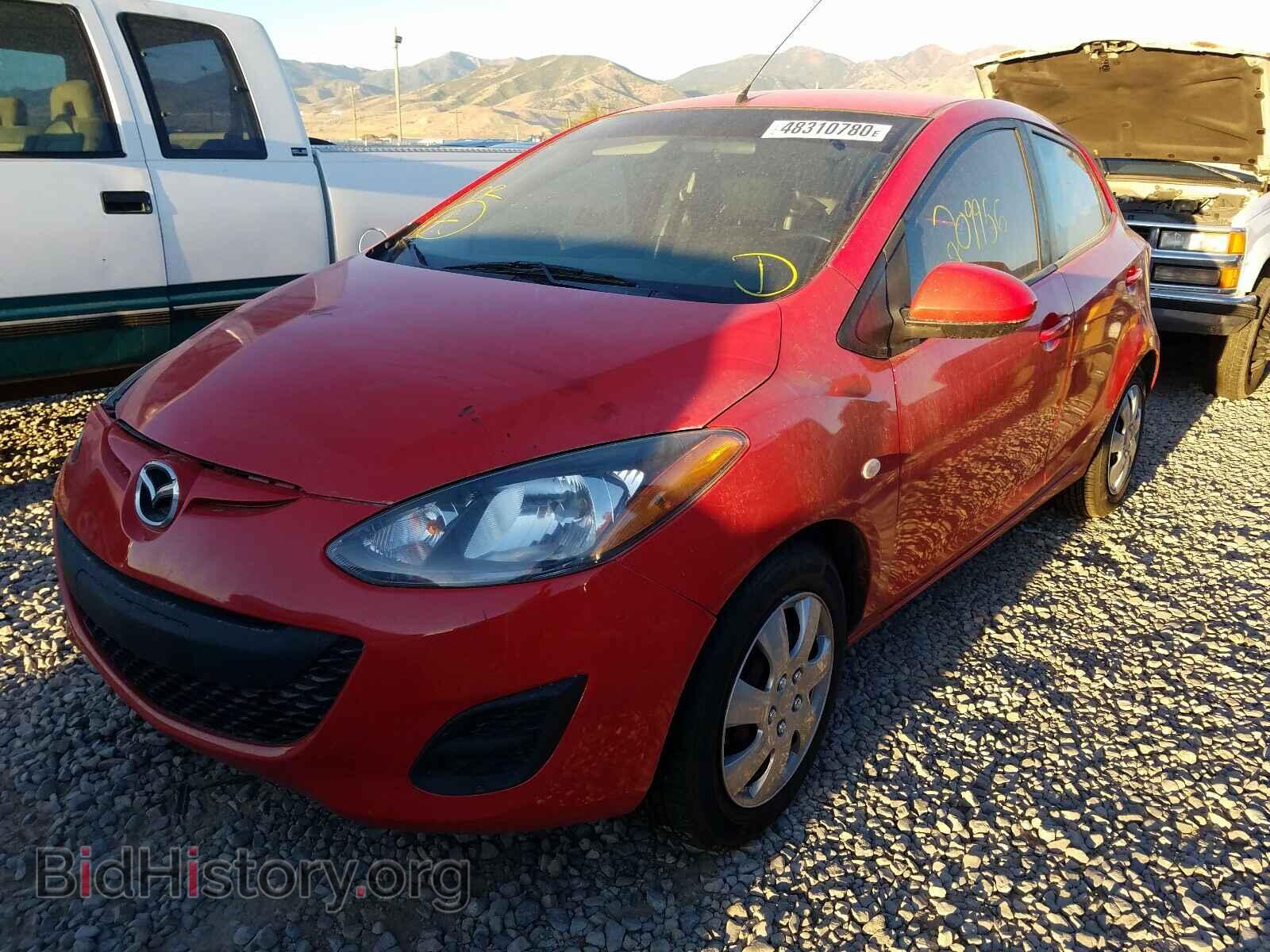 2011 MAZDA 2 - VIN: JM1DE1HY9B0124466 - Фото 2