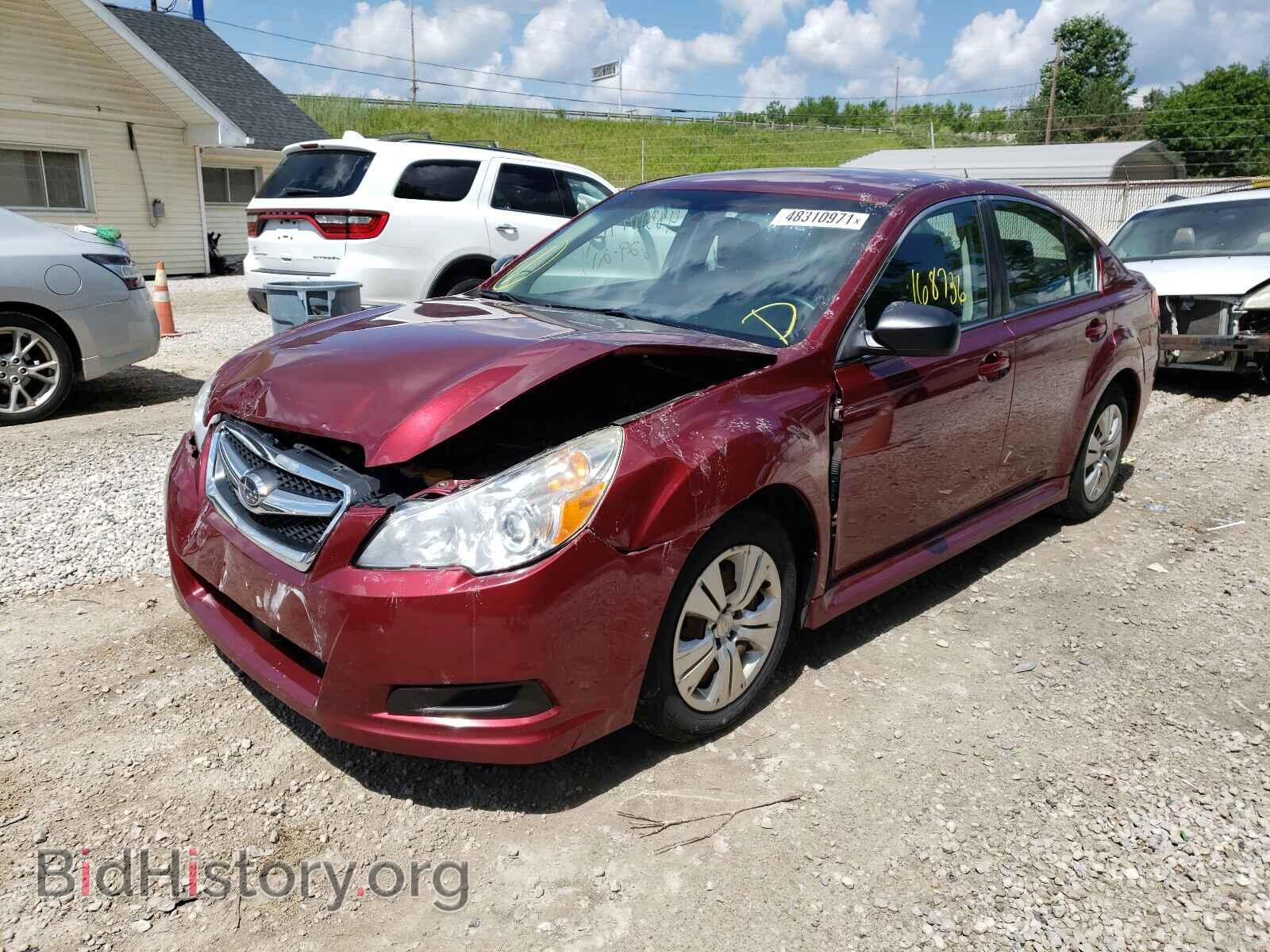 2012 SUBARU LEGACY - VIN: 4S3BMBA67C3010765 - Фото 2