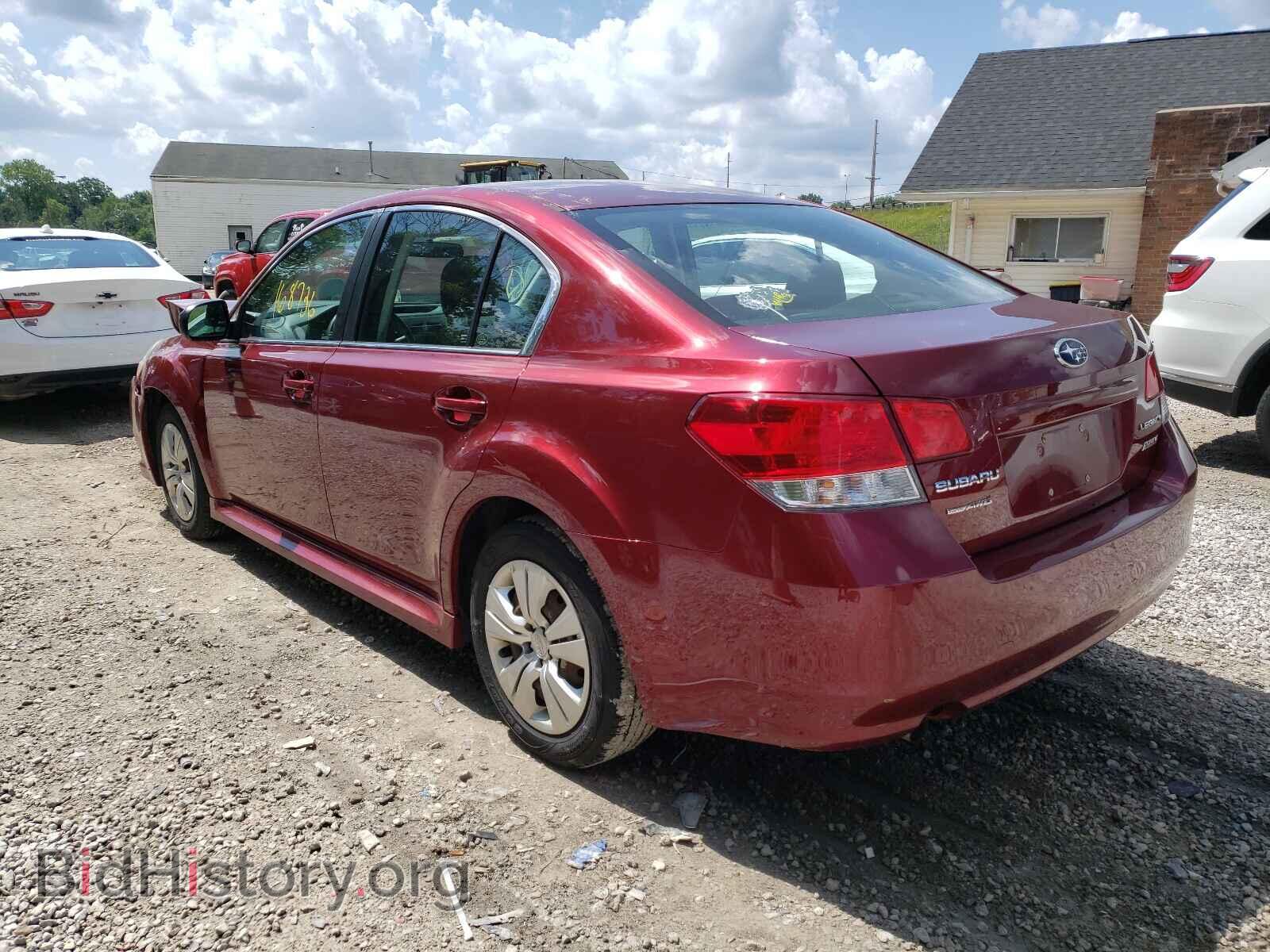 2012 SUBARU LEGACY - VIN: 4S3BMBA67C3010765 - Фото 3