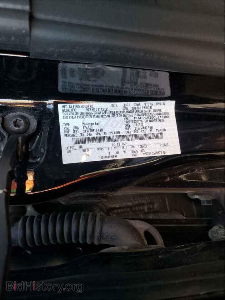 2012 FORD FOCUS - VIN: 1FAHP3M20CL213180 - Фото 10