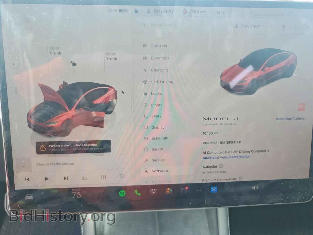 2025 TESLA MODEL 3 - VIN: 5YJ3E1EA1SF041411 - Фото 9