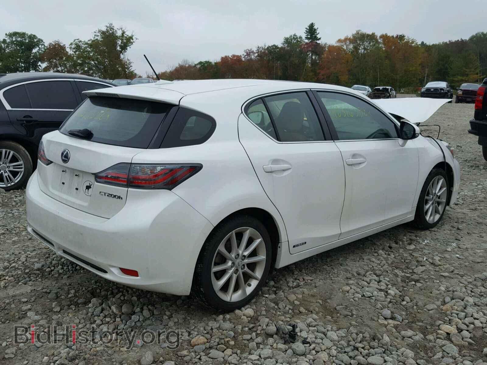 2012 LEXUS CT 200 - VIN: JTHKD5BH0C2058775 - Фото 4