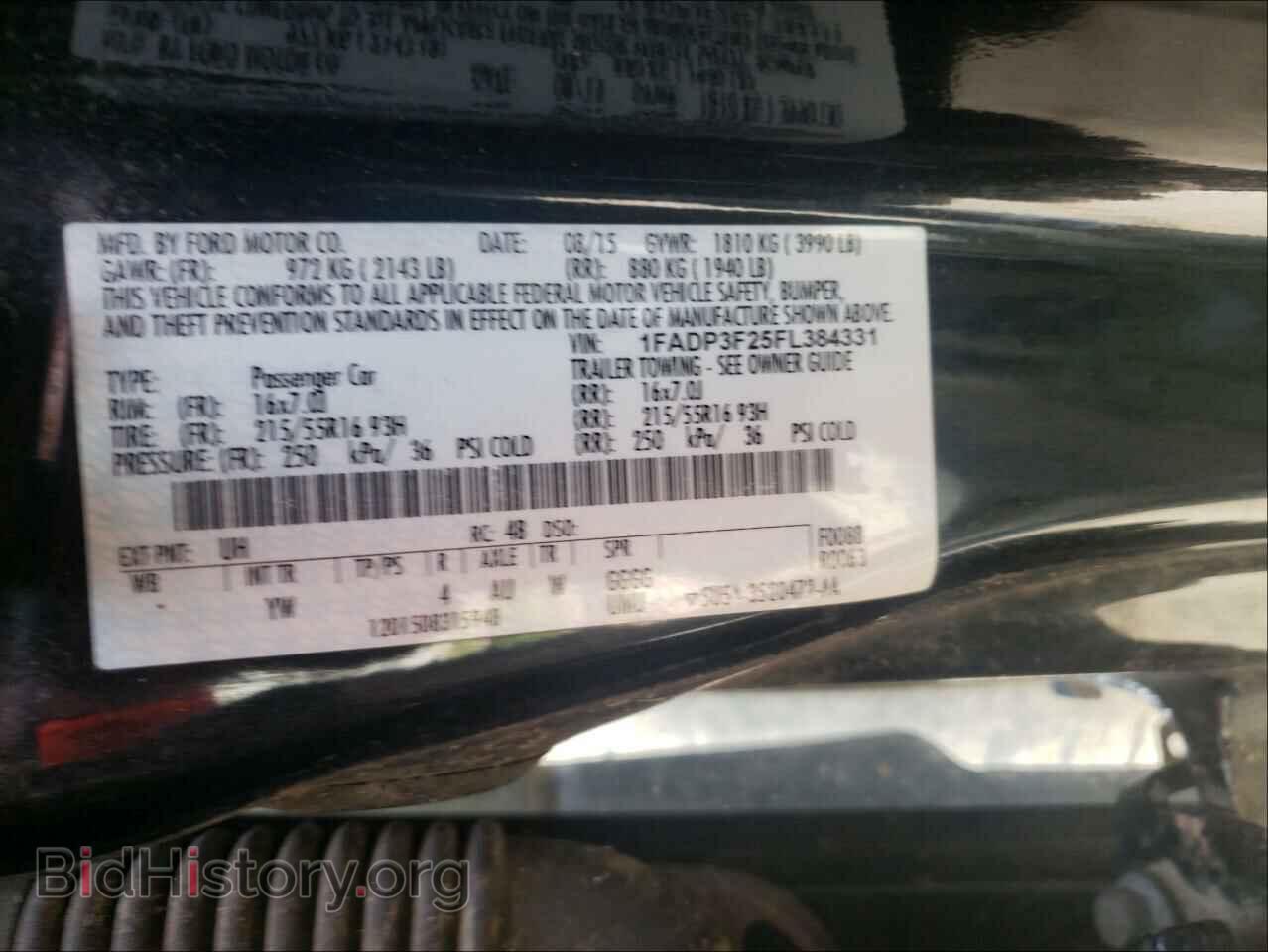 2015 FORD FOCUS - VIN: 1FADP3F25FL384331 - Фото 10