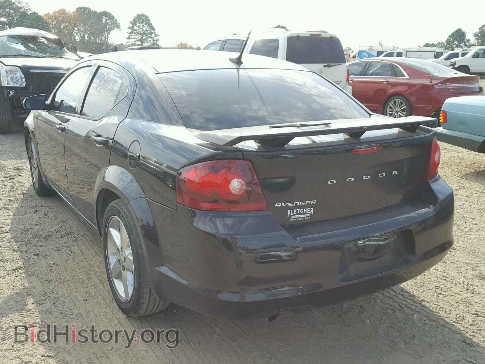 2014 DODGE AVENGER - VIN: 1C3CDZAG4EN129603 - Фото 3