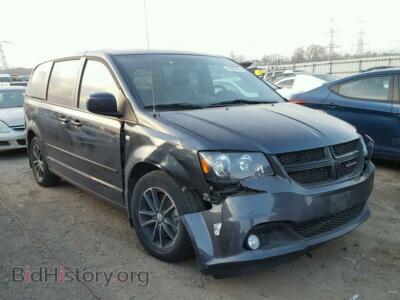 2014 Dodge CARAVAN Grand Cara, charcoal — VIN 2C4RDGCG4ER309786, Copart