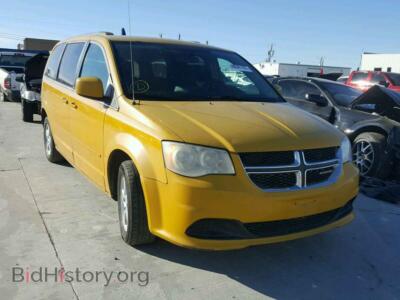 2011 Dodge CARAVAN Grand Cara, желтый — VIN 2D4RN5DG5BR707376, Copart