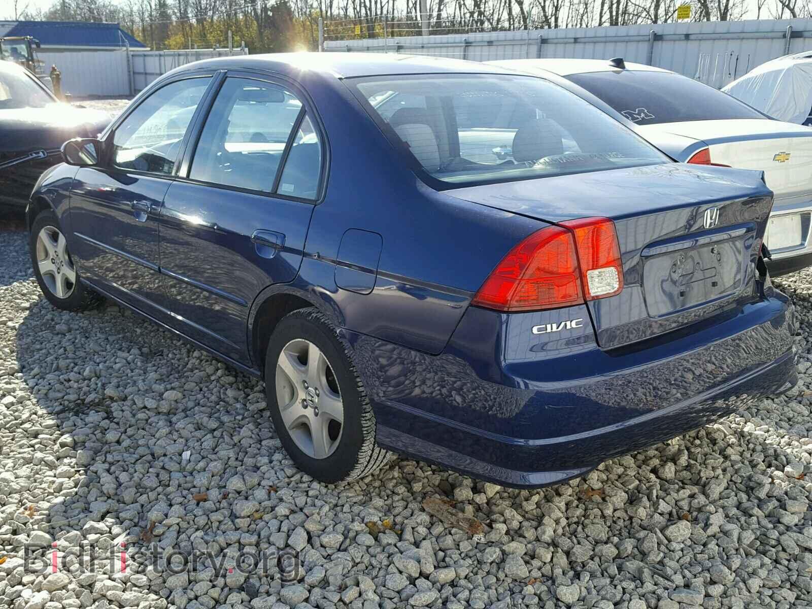 2005 HONDA CIVIC - VIN: JHMES26705S001675 - Фото 3