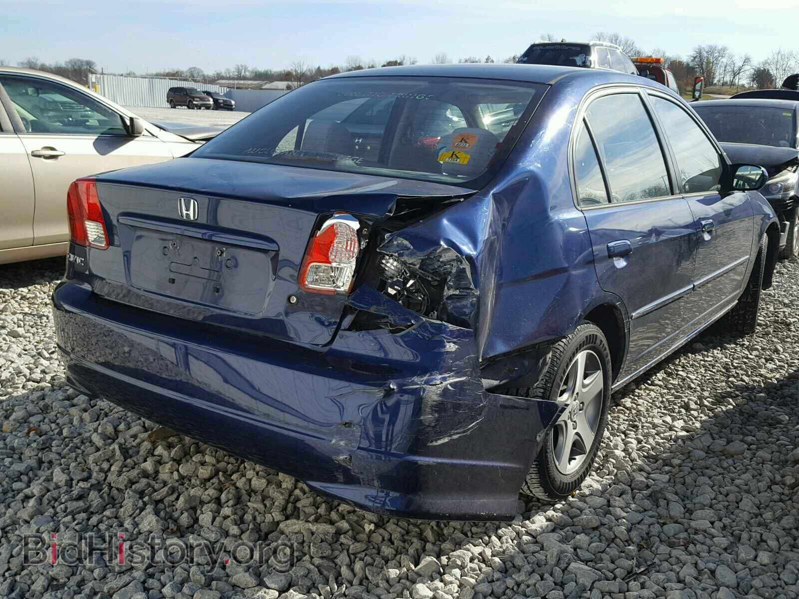2005 HONDA CIVIC - VIN: JHMES26705S001675 - Фото 4