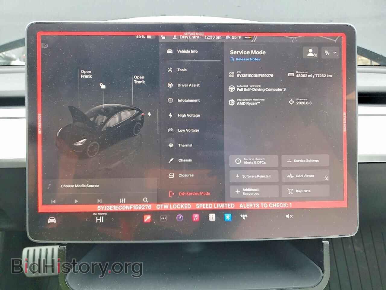 2022 TESLA MODEL 3 - VIN: 5YJ3E1EC0NF159276 - Photo 9