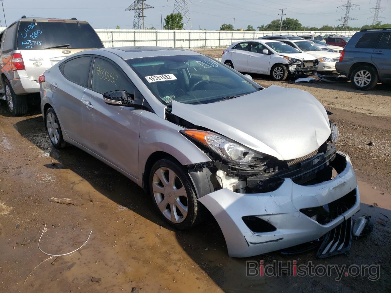 Photo KMHDH4AE8CU355096 - HYUNDAI ELANTRA 2012